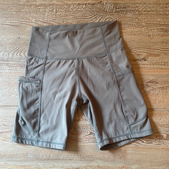 ECHOINE Womens Workout Shorts w/Pockets High Waist Buttery Soft Yoga Compression - Picture 5 of 6